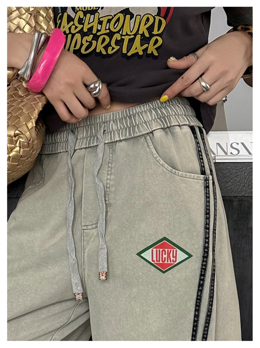 American High-Street Washed Relaxed Pants - Urban Minimalism Redefined」