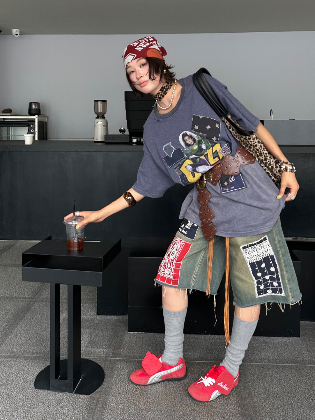 Streetwear Heavy Wash Cargo Print Shorts - Urban Armor for the Bold」