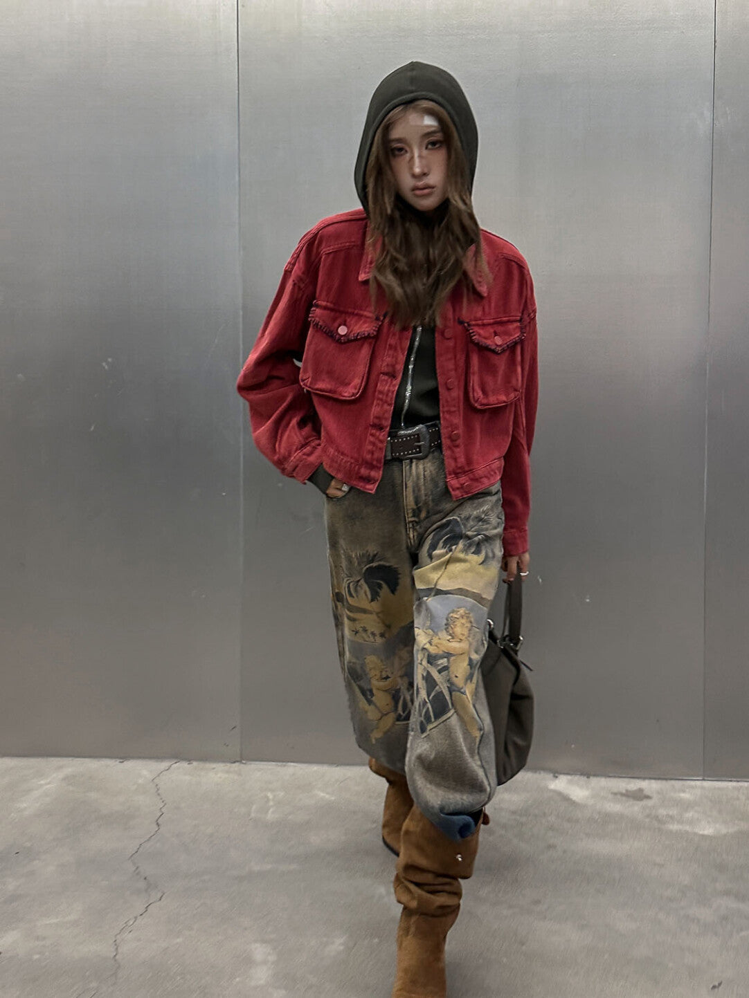Vintage American Relaxed Utility Denim Jacket - Laid-Back Heritage」