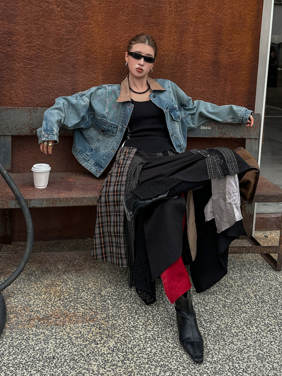 Vintage American Relaxed Denim Jacket - Classic Comfort, Timeless Cool」