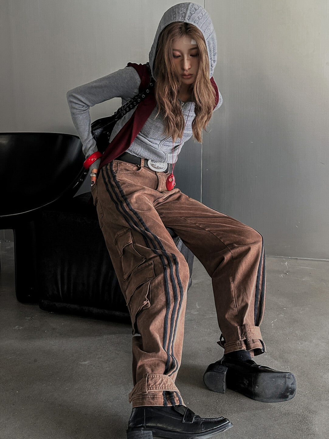 Heavy-Duty Washed Bandit Utility Pants - Rugged Tactical Edge」