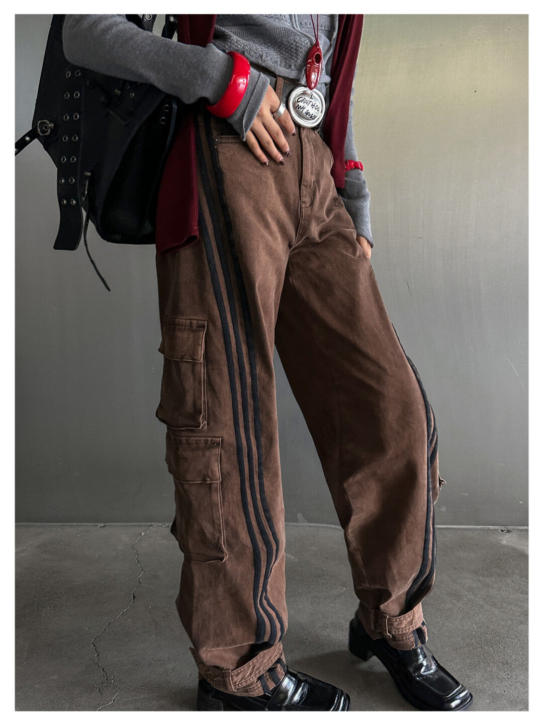 Heavy-Duty Washed Bandit Utility Pants - Rugged Tactical Edge」
