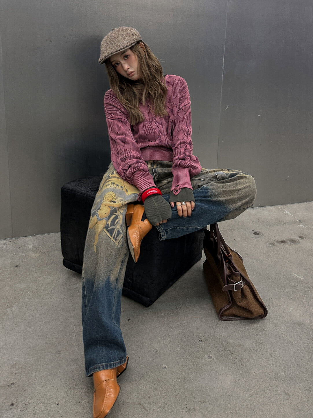 Wasteland Straight-Leg Jeans - Post-Apocalyptic Utility Meets Everyday Wear」