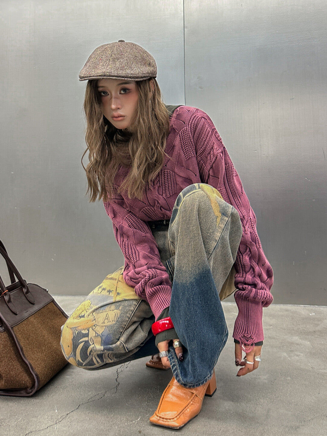 Wasteland Straight-Leg Jeans - Post-Apocalyptic Utility Meets Everyday Wear」