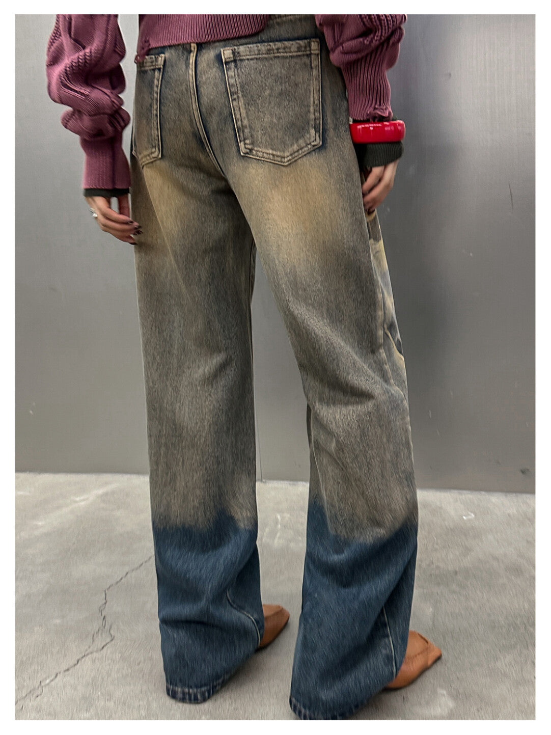 Wasteland Straight-Leg Jeans - Post-Apocalyptic Utility Meets Everyday Wear」