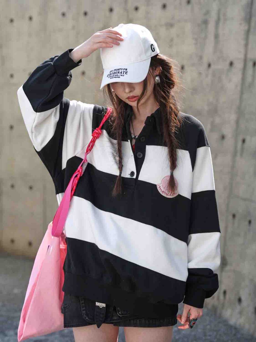 Classic American Collegiate Stripe Colorblock Sweater - Preppy Reinvented」