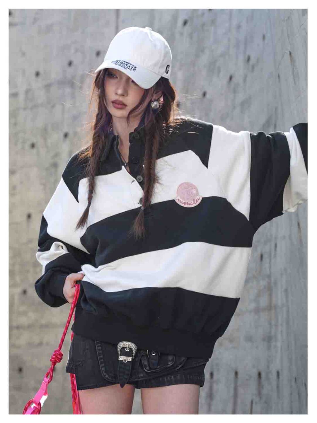 Classic American Collegiate Stripe Colorblock Sweater - Preppy Reinvented」