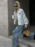 Hip-Hop Spray & Hand-Painted Denim Pants – Urban Artistry Meets Streetwear Swagger