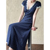 2025 NEW French Lace Polka Dot Dress Chic Summer Style